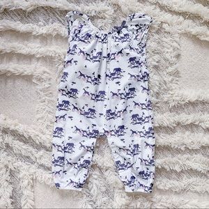 Baby Gap (12-18) animal print romper